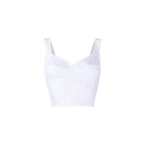 25 FW 돌체앤가바나 돌체앤가바나 레이스 자수 크롭 탑 F7T19TG9798 TP432601220