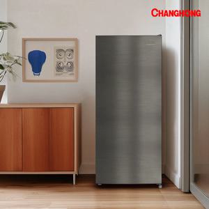 창홍 소형 냉동고 146L 가정용 주방용 실버 1도어 냉동고 수납 5EA HF146MSL0