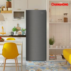 창홍 소형 냉동고 177L 가정용 주방용 실버 1도어 수납 6EA HF177MSL0