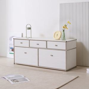 소소숲 리바이 원목 모듈 서랍형 거실장 1200