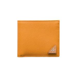 프라다 사피아노 레더 월렛 앰버 2MO513-QHH-F0287