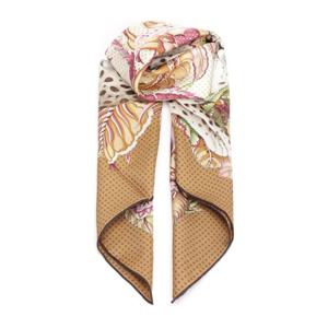 페라가모 GHEPARDI 애니멀 프린트 실크 스카프 310228789462 00