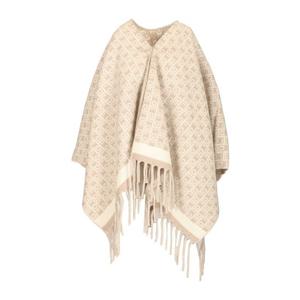 페라가모 모노그램 울 프린지 숄 케이프 320959779387 001