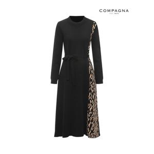 [꼼빠니아][꼼빠니아]레오파드 니트 롱 원피스-CW22SA9102149C