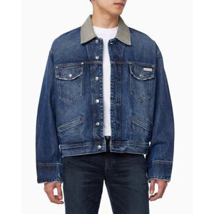 [캘빈클라인 진]남성 CK 80s 아이콘 다크블루 데님자켓 청자켓 4RB990G (4RB990G-RG8)