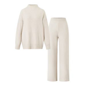 [탱커스]하프넥 루즈핏 니트 팬츠 투피스 셋업 (TX4OP013L0)