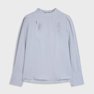 [미쏘]반하이넥 블라우스 (MIWBLCV21B-T)