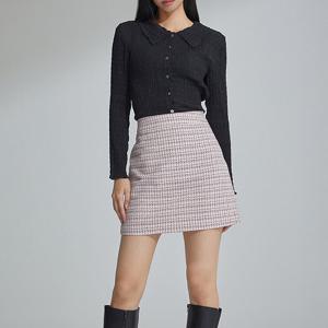 [미쏘]트위드 A라인 미니 스커트 (MIWWHC901G-T)