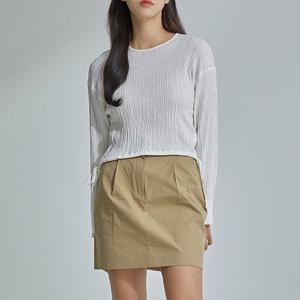 [미쏘]투턱 A라인 미니스커트 (MIWWHC901C-T)