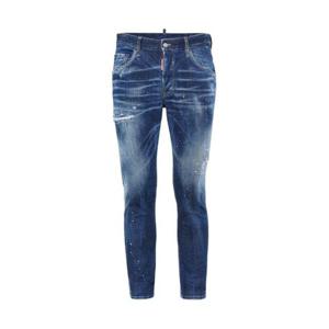 디스퀘어드2 스트레이트 팬츠 S74LB1556S30664470 BLUE