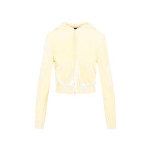 발렌시아가 후드 티셔츠 753474TOVO3 9020 YELLOW ORANGE