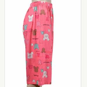 여성 밴딩 7부 팬츠 순면파자마바지 수면바지