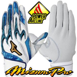 [미즈노]미즈노 야구 프로 배팅장갑 [흰블] 1EJEA55501WB D2511