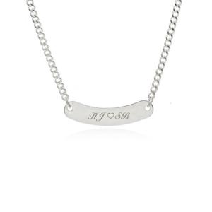 몽슈와 실버 키즈 미아방지 스틱 목걸이