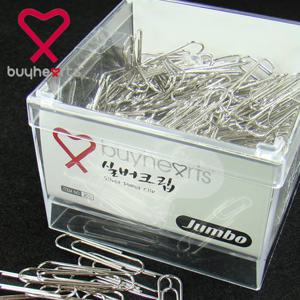 바이하츠 점보실버크립 JCC/클립/크립/칼라클립/실버클립/칼라크립/실버크립/서류정리클립