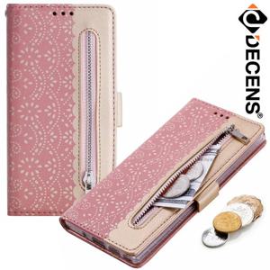 데켄스 아이폰13프로맥스 가죽 지갑 레이스 월렛 케이스 M662