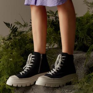 [공식] ASH(아쉬) PHONIC 포닉 캔버스 워커 (AD2D01124/BL)