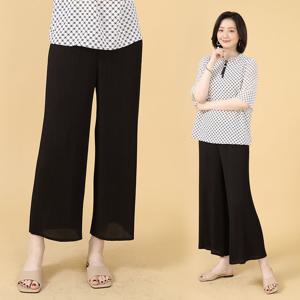 애비뉴투지 엄마옷 헤라 플리츠 봄 여름 와이드 통바지 P06270