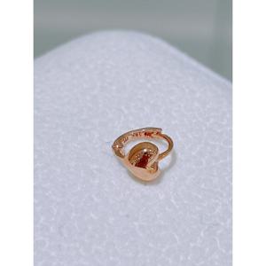 미니골드 14K 통통하트 싱글 귀찌 ETRM4178