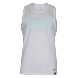 언더아머 남성 기능성 히트기어 퓨쳐 레트로 탱크 민소매 농구복 1356869-100