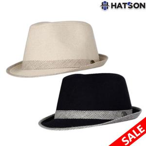 [햇츠온]남성모자 질스튜어트 린넨혼방 페도라 JITFEK0406
