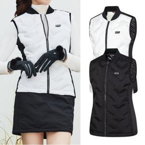 비티알 BTR 여성 골프웨어 겨울 덕다운 스포티 조끼