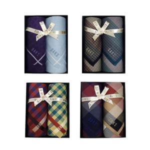 [닥스(손수건)]남여 손수건 2매세트 18종 택1