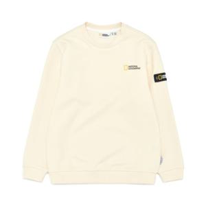 내셔널지오그래픽 키즈 K233USW940 백 로고그래픽 맨투맨 IVORY