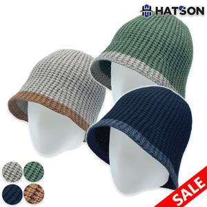 [햇츠온]여성 가을 겨울 컴포트 니트 버킷햇 벙거지 모자 H23-310