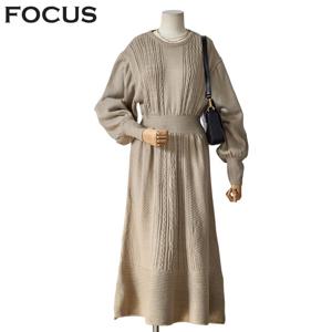 [포커스]멀티꼬임니트원피스 FW3J7OP0240