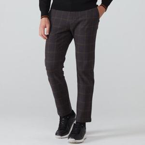 [60%OFF] 르꼬끄골프 남성 체크 슬림 일자 팬츠 (GO411MPTO9)