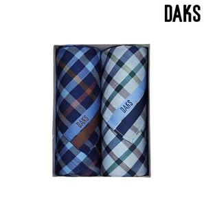 [닥스(손수건)]남녀 손수건 2매세트 선염 170번