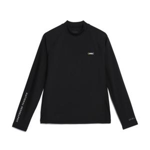 내셔널지오그래픽 N242WRG630 여성 래글런 소매 래쉬가드 BLACK