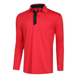 남성 깔끔하고 편안한 카라 긴팔 SH-KAAG-917-레드