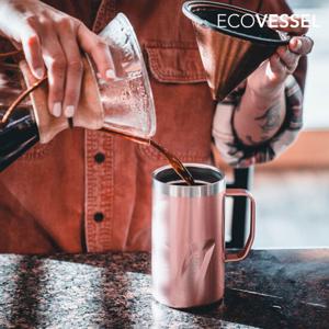 에코베슬 스텐텀블러 트랜짓16 장시간 보온보냉 진공 머그 473ml