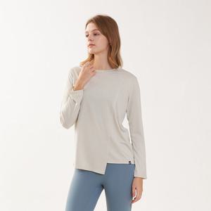 [씨엘코코] CLWT8098 언밸런스 롱 슬리브 티셔츠