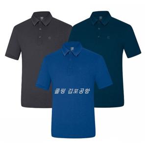 [콜핑]LD08 남자 여름 일상복 시어서커 반팔카라티 KVT4931M