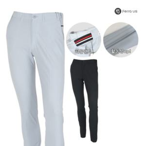 [티엔디]남성 여름 골프웨어 골프 편한 밴딩 스판 라인 바지