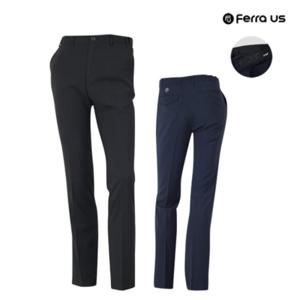 [티엔디]남성 여름 골프웨어 골프 히든 밴딩 카치온 일자 바지