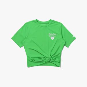 [디아도라] 레지나 크롭 반팔 티셔츠 우먼 GREEN