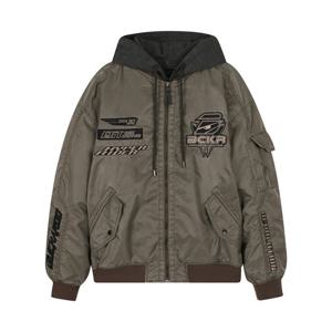 [버커루]남성 나일론 피그먼트 후드탈착 패딩 점퍼(B234JP320P)