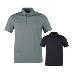 아날도바시니 남성 사선 패턴 반팔 골프셔츠 ABMTS42327