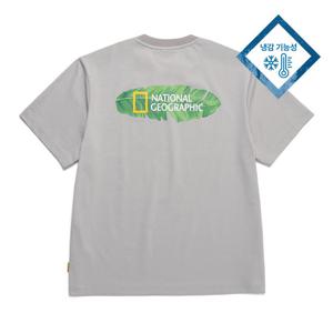 내셔널지오그래픽 N242UTS670 유니 쿨맥스 컨셉 그래픽 티셔츠 MOURNING GREY