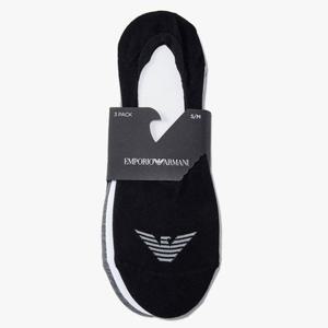 [엠포리오 아르마니 언더웨어]이글 로고 페이크 삭스 3PACK(08-1-4-1-45-003 08141450