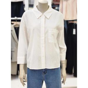 SOUP 세이브존07 포켓 자수 7부 소매 셔츠 VA4SS21