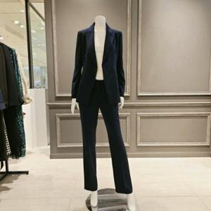 [아니베에프]  A44WJK300_롤업소매 더블 자켓