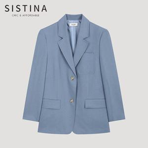 [SISTINA] 인기 라이트 포켓 싱글 자켓_AWWJKO21020_BL