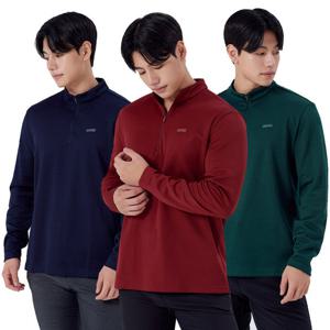 콜핑 겨울 등산 남자 긴팔집업 티셔츠 KU23T45701