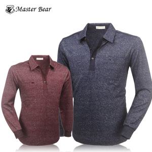 마스터베어 베이직 기모 면 긴팔 카라티셔츠_N2-0Q020