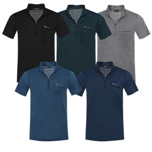 바튜라 가슴포켓 반집업 카라 반팔티셔츠_I2-3W101